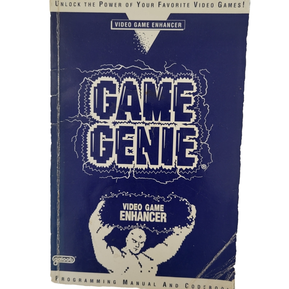 Vintage Nintendo Game Genie Code Book